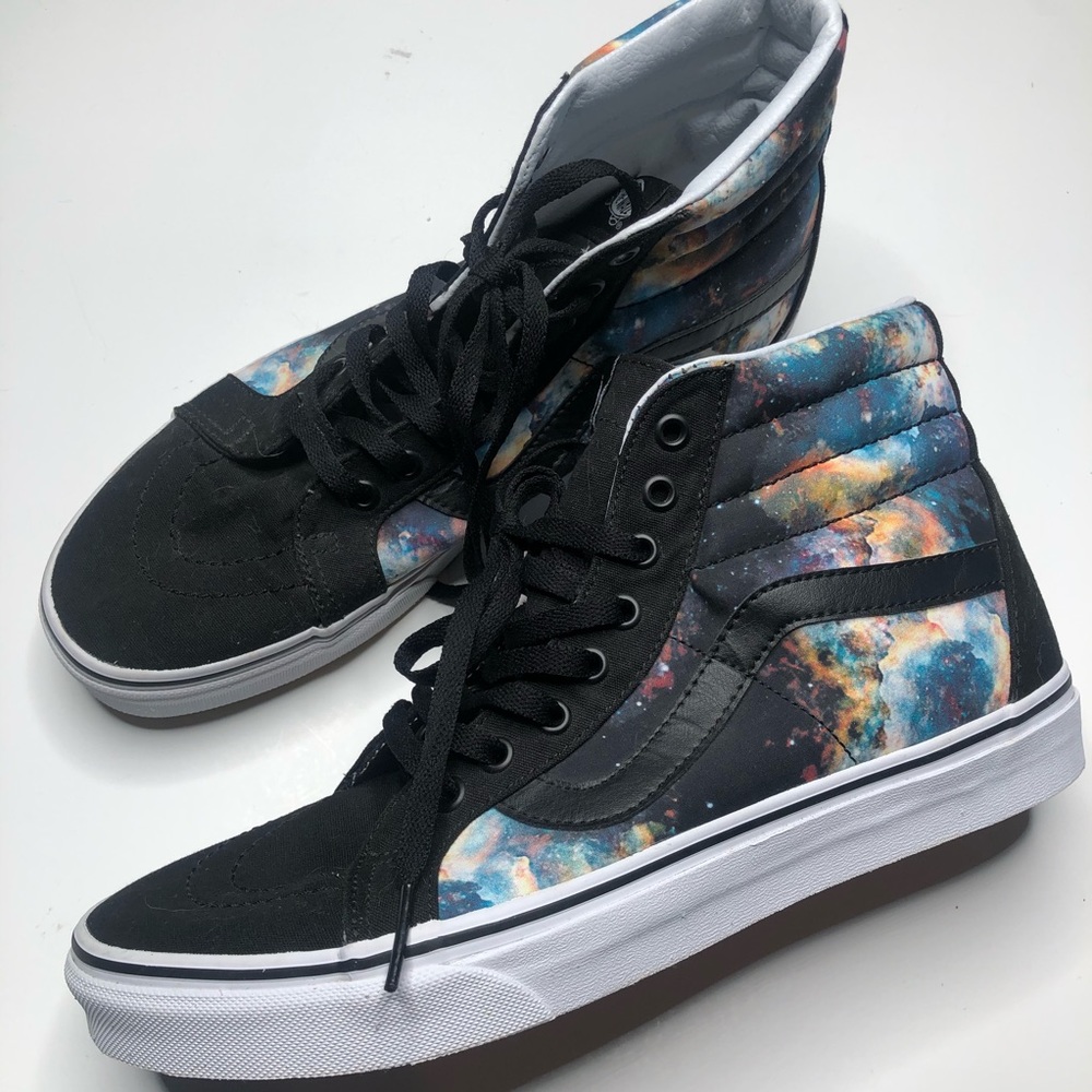 Vans Galaxy Black Hi-Top Shoes